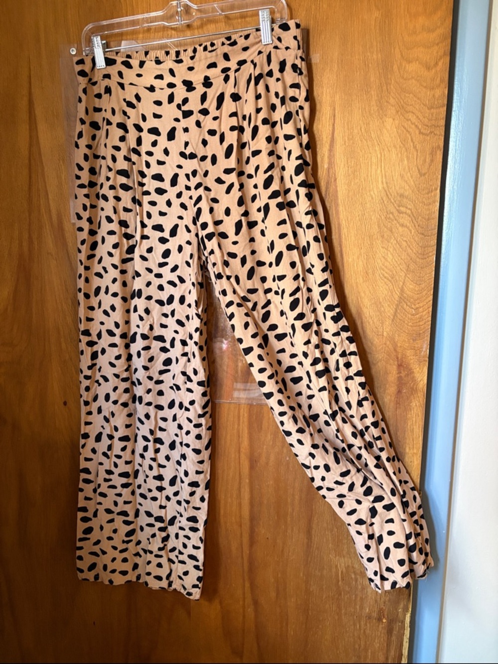 Milk and Honey Animal Print Wide Leg Pants